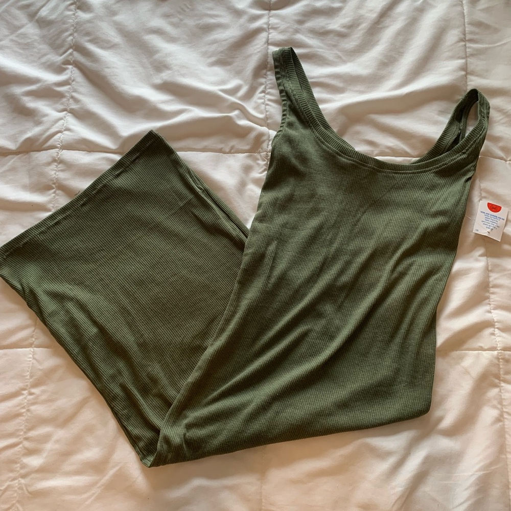 NWT Size Small Army Green Body Con Mini Dress